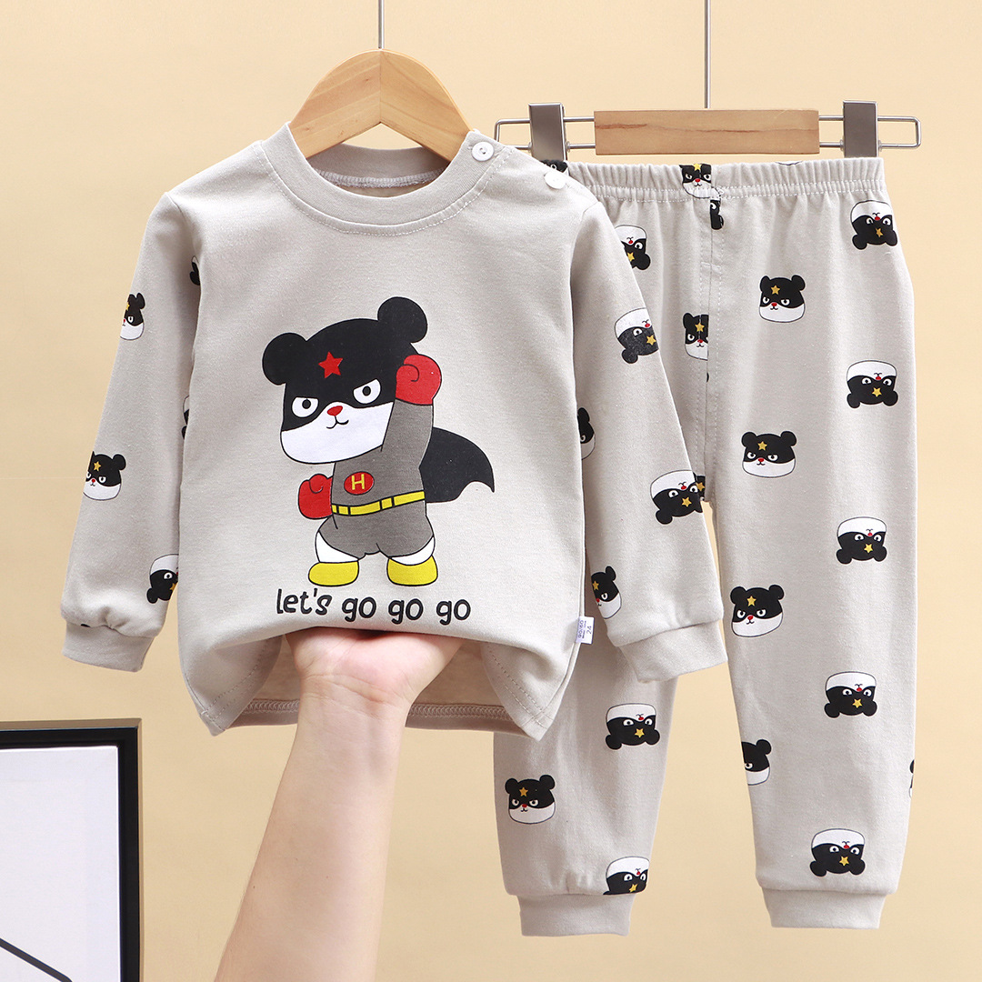 Baby Clothing For Sleep - ชุดนอนฤดูใบไม้ร่วงสำหรับเด็กหญิงเด็กชายเสื้อแขนยาว+กางเกงชุดแฟชั่นเสื้อผ้าเด็กทารกชุดนอน