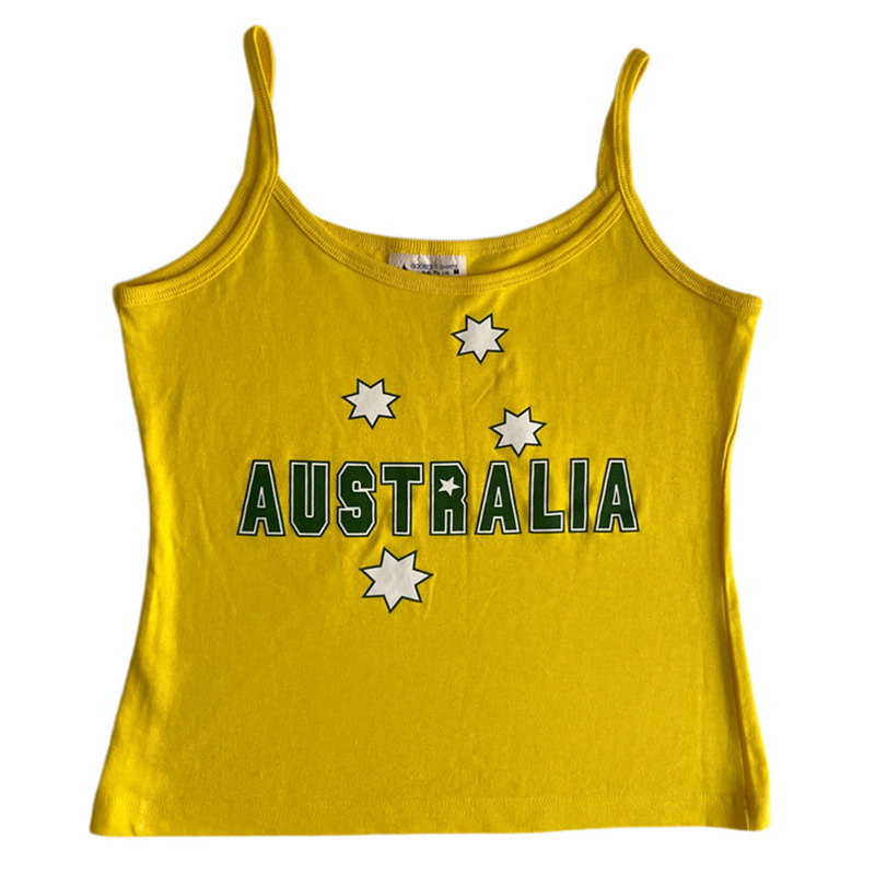 Baby Yellow Clothing Women - สีเหลืองพิมพ์ Y2k เสื้อผ้า Vintage Punk Emo