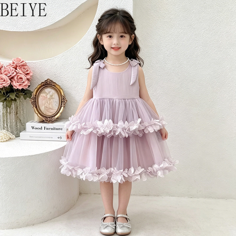 Baby Clothing High End - เสื้อผ้าเด็ก ลายดอกไม้ ฤดูร้อน ใหม่ สไตล์ฝรั่งเศส สวยหรู