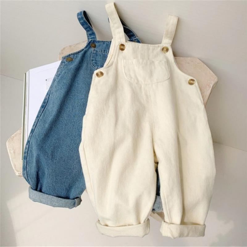 Baby Overall Denim - เด็กทารกDenim Overallsเด็กJeanกางเกงเด็กทารกJumpsuitเสื้อผ้าเด็กเสื้อผ้าเด็กOverallsฤดูใบไม้ร่วงหญิงชุด