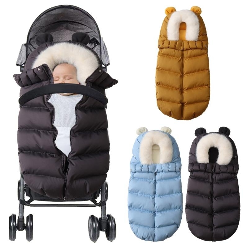 Baby Clothing For Sleep - J15Uรถเข็นเด็กทารกFootmuff 2024 ฤดูหนาวรถเข็นWarm Wrapเสื้อผ้าUniversalรถเข็นเด็กถุงนอนWindproofกลางแจ้งEssential