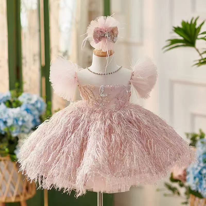 Baby Clothing High End - ชุดเดรสเด็กผู้หญิงแบบใหม่ หรูหรา ระดับไฮเอนด์ ชุดเจ้าหญิงสำหรับเด็ก ชุดสำหรับงานวันเกิด งานแสดงเปียโน