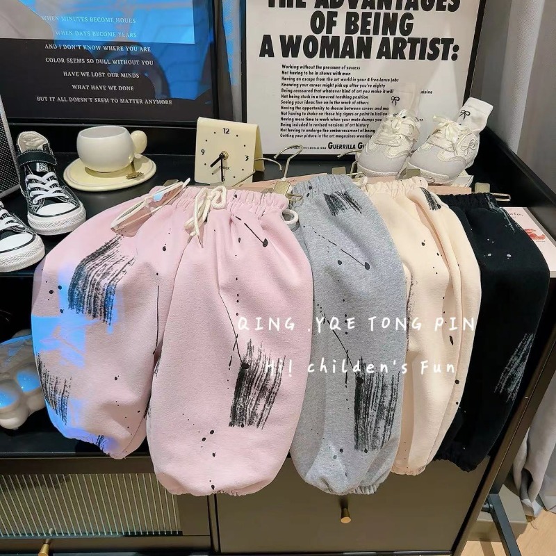กางเกงเด็กฤดูใบไม้ร่วงสไตล์ใหม - Baby Clothing Drawing บทวิจารณ์และราคา