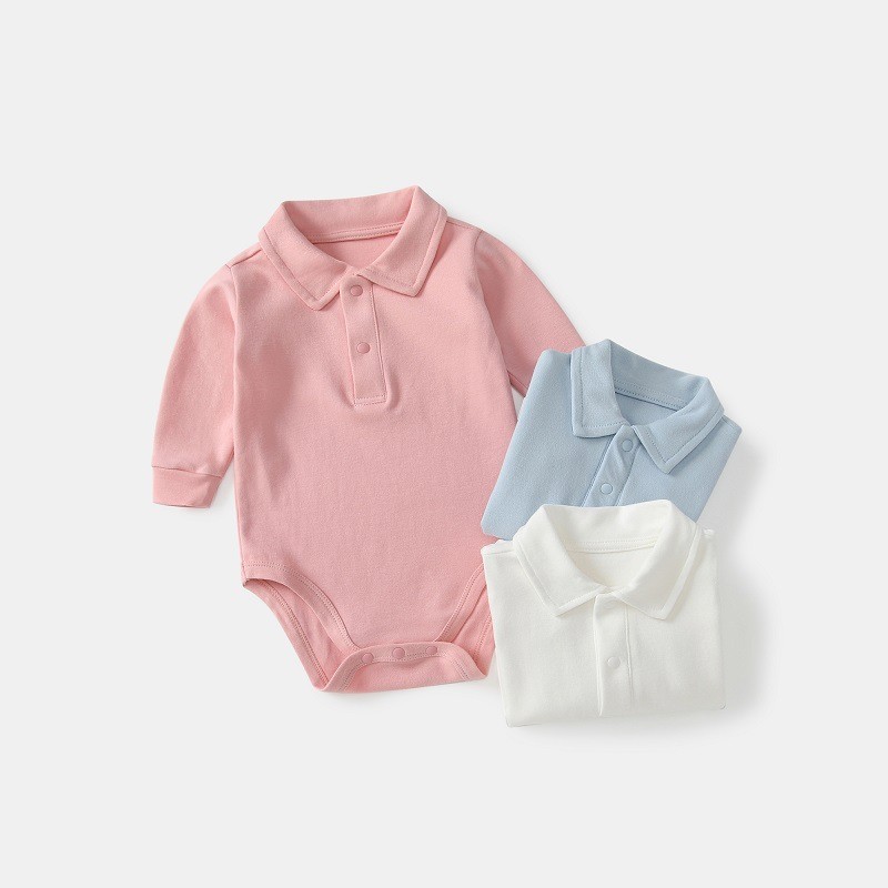 ชุดบอดี้สูทเด็ก คอปกโปโล ผ้าฝ้ - Romper Onesie Baby บทวิจารณ์และราคา