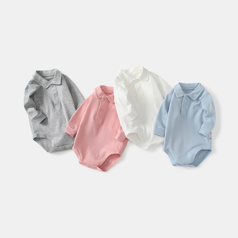 ชุดบอดี้สูทเด็ก คอปกโปโล ผ้าฝ้ - Romper Onesie Baby บทวิจารณ์และราคา