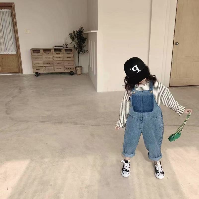 ชุดจั๊มสูทยีนส์เด็กแบบยูนิเซ็ก - Baby Overall Denim บทวิจารณ์และราคา