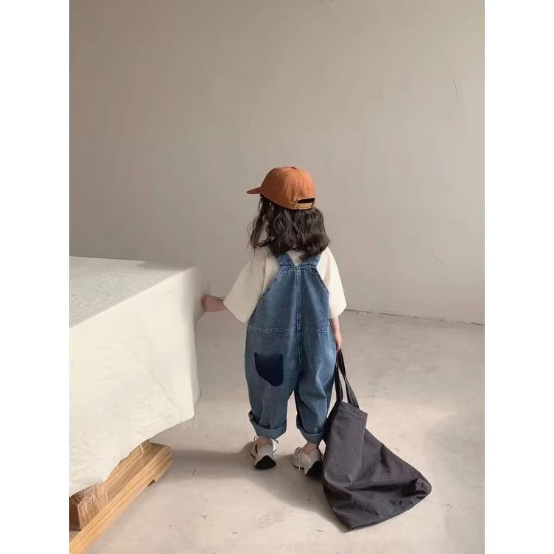 ชุดจั๊มสูทยีนส์เด็กแบบยูนิเซ็ก - Baby Overall Denim บทวิจารณ์และราคา