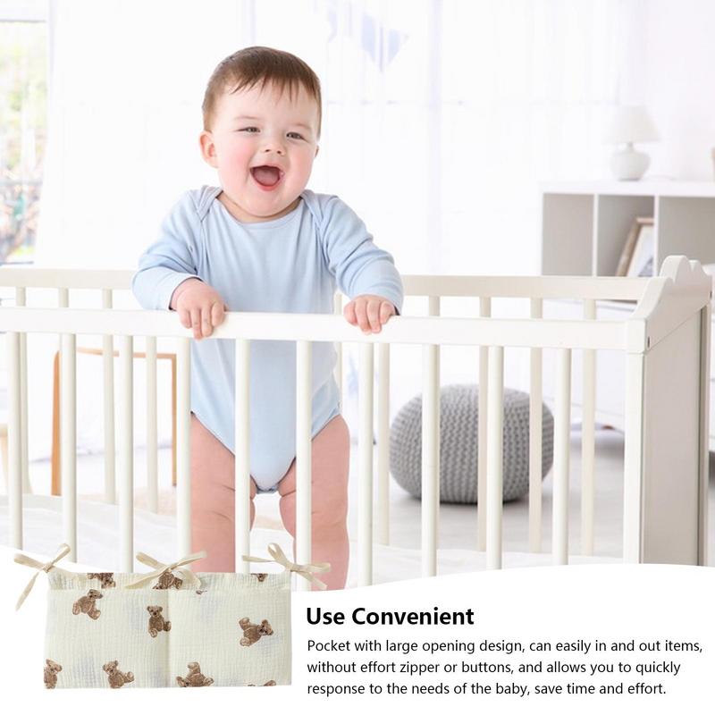 Baby Crib Organizer Cot Caddy  - Baby Clothing Storage บทวิจารณ์และราคา