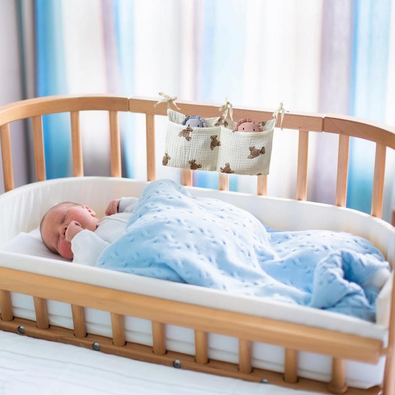 Baby Crib Organizer Cot Caddy  - Baby Clothing Storage บทวิจารณ์และราคา