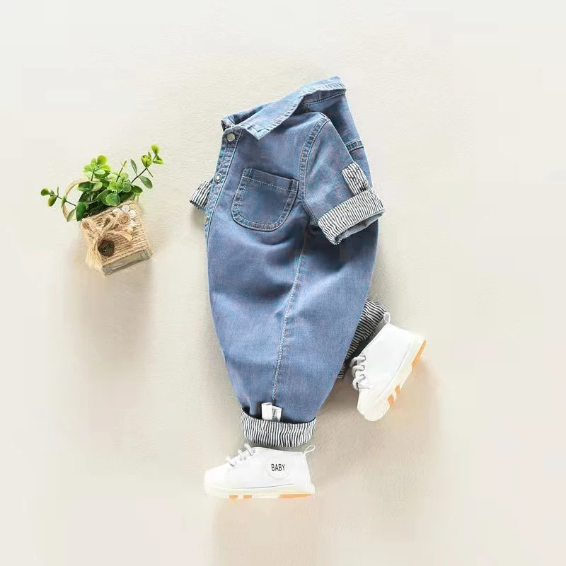 DIIMUU เด็กทารกเด็กเสื้อผ้าเด็ - Baby Overall Denim บทวิจารณ์และราคา