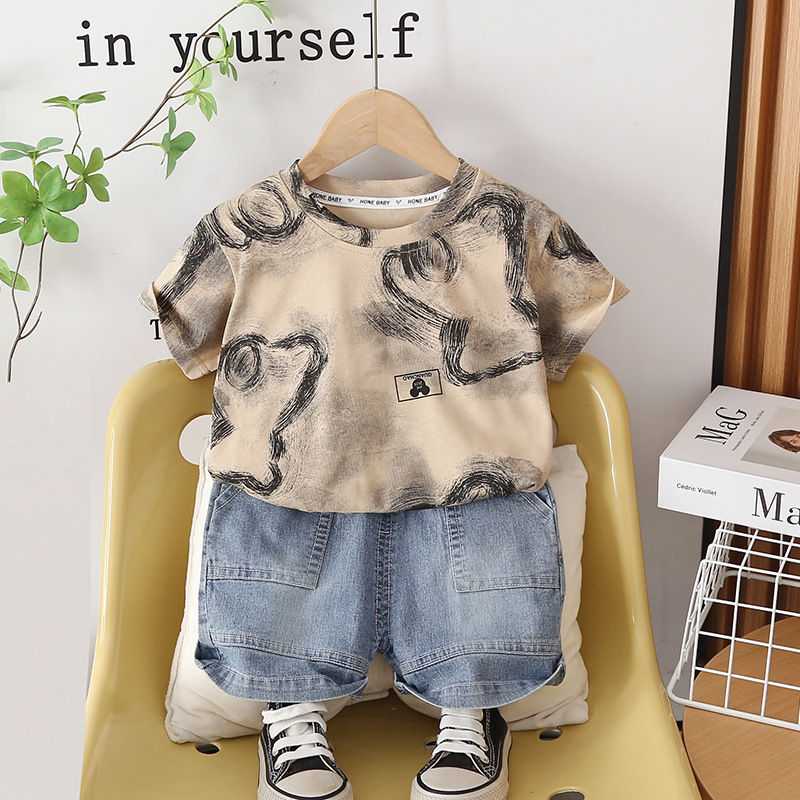 ชุดเด็กผู้ชายวัยเตาะแตะ ชุดฤดู - Baby Clothing Drawing บทวิจารณ์และราคา