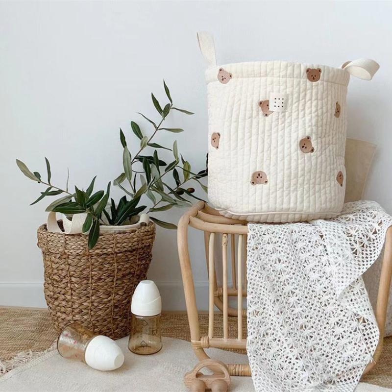 หมีน่ารักเย็บปักถักร้อยกระเป๋า - Baby Clothing Storage บทวิจารณ์และราคา