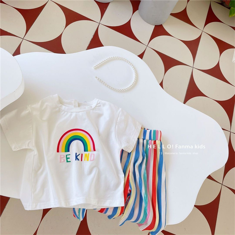 2024ชุดฤดูร้อนของเด็กชุดเสื้อแ - Baby Clothing Drawing บทวิจารณ์และราคา