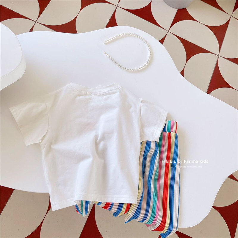 2024ชุดฤดูร้อนของเด็กชุดเสื้อแ - Baby Clothing Drawing บทวิจารณ์และราคา