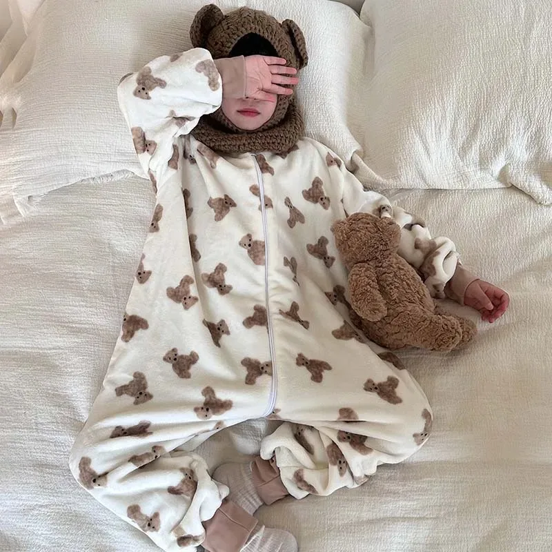 การ์ตูน Flannel ขนแกะเด็กทารกช - Baby Clothing For Sleep บทวิจารณ์และราคา
