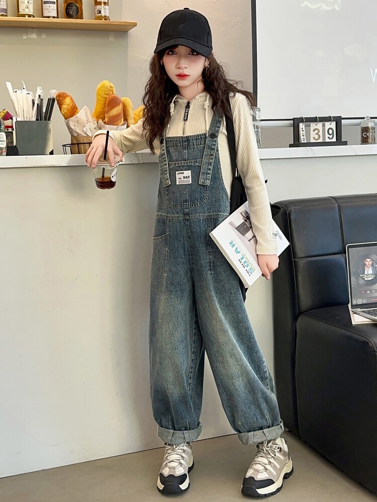 ชุดจั๊มสูทเด็กผู้หญิงผ้าเดนิมแ - Baby Overall Denim บทวิจารณ์และราคา