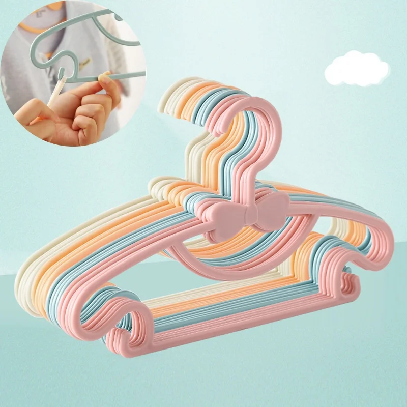 5-50Pcs ไม้แขวนเสื้อเด็กพลาสติ - Baby Clothing Storage บทวิจารณ์และราคา